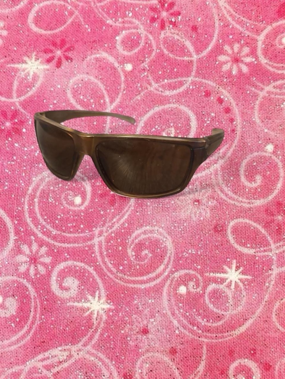 Brown Wrap Sunglasses